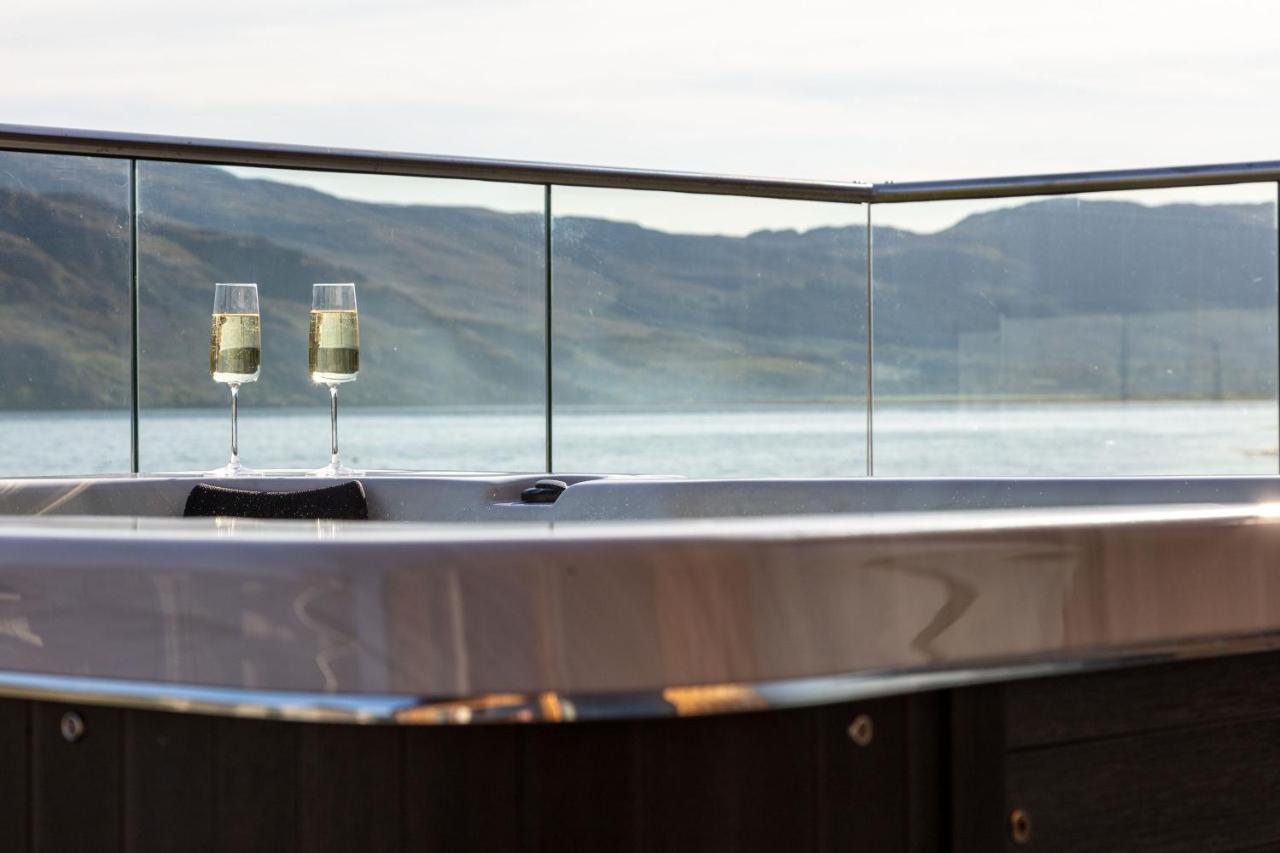 Birches Lodge With Hot Tub Dundonnell Ngoại thất bức ảnh